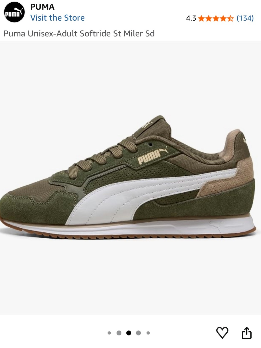 Puma unisex adult soft rider St Miler sd size men’s 7.5 women’s 9 - Picture 3 of 6